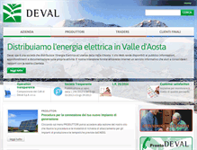 Tablet Screenshot of devalspa.it